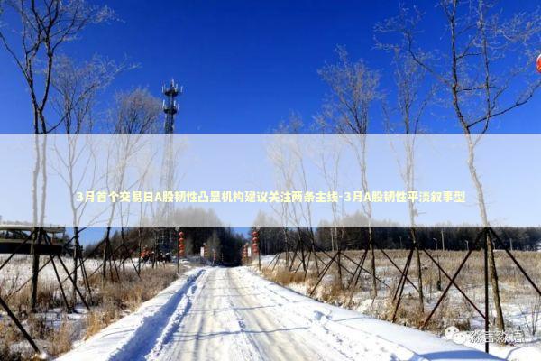 3月首个交易日A股韧性凸显机构建议关注两条主线-3月A股韧性平淡叙事型 新闻
