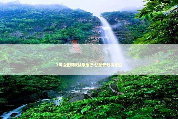 3月这些新规陆续施行-法治新规实用型 新闻