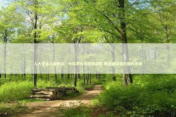 人大发言人娄勤俭：今年将大力提振消费 推进建设强大国内市场 新闻